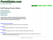 Tablet Screenshot of permit-sales.com